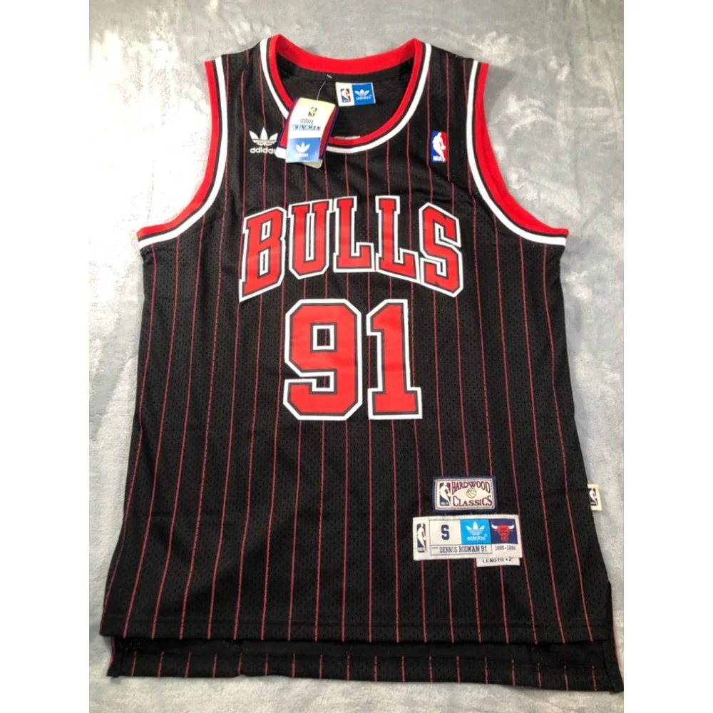 Adidas Hardwood Classics NBA Chicago Bulls #91 Dennis Rodman size small